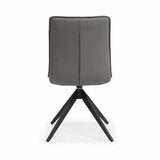 Indus Valley Skylar Grey Faux Leather Dining Chair, 2 Pack Indus Valley Skylar Grey Faux Leather Dining Chair, 2 Pack