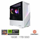 CyberPower, AMD Ryzen 5, 16GB RAM, 1TB SSD, NVIDIA GeForce RTX 5060, Gaming Desktop PC CyberPower, AMD Ryzen 5, 16GB RAM, 1TB SSD, NVIDIA GeForce RTX 5060, Gaming Desktop PC