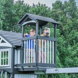 Backyard Discovery Whispering Point Wooden Climbing Frame and Swing Set (3-10 Years)
