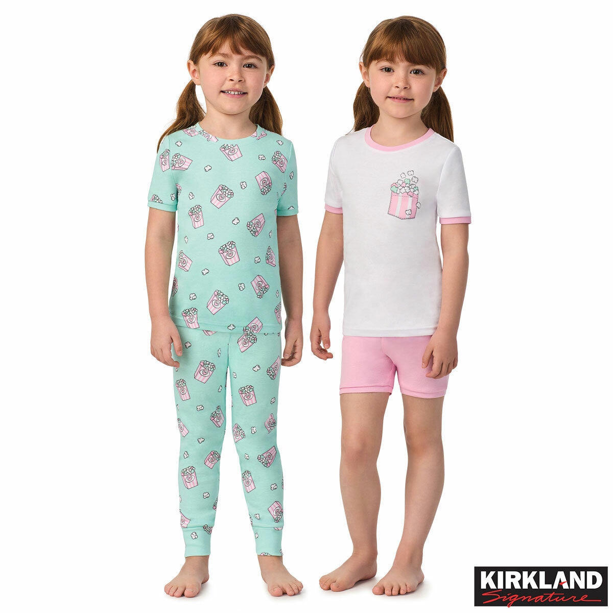 Kirkland Signature Kids Pyjama 4 Piece Set in Popcorn, 2 Years