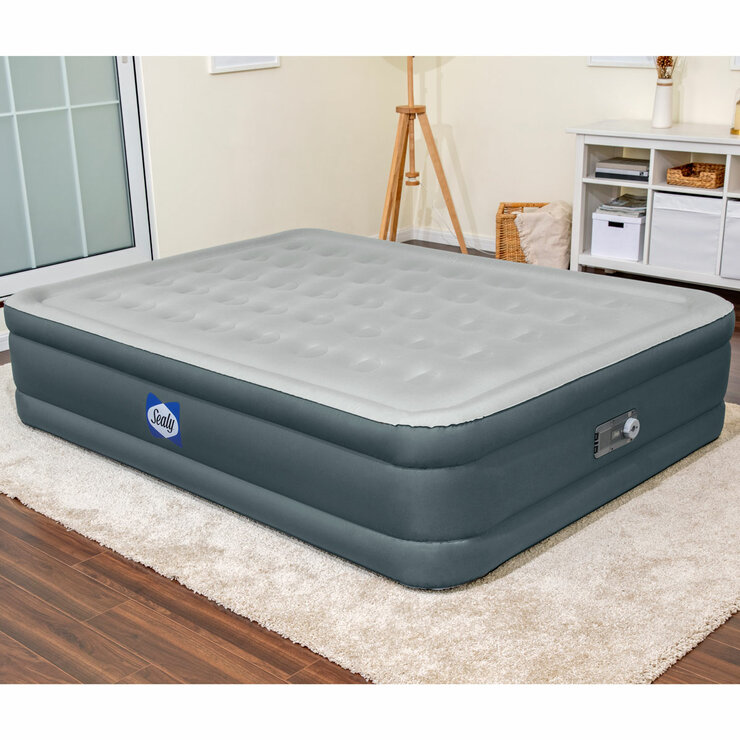 Lifestyle image of the airbed in a room