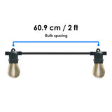 Cut out image of lights showing spacing
