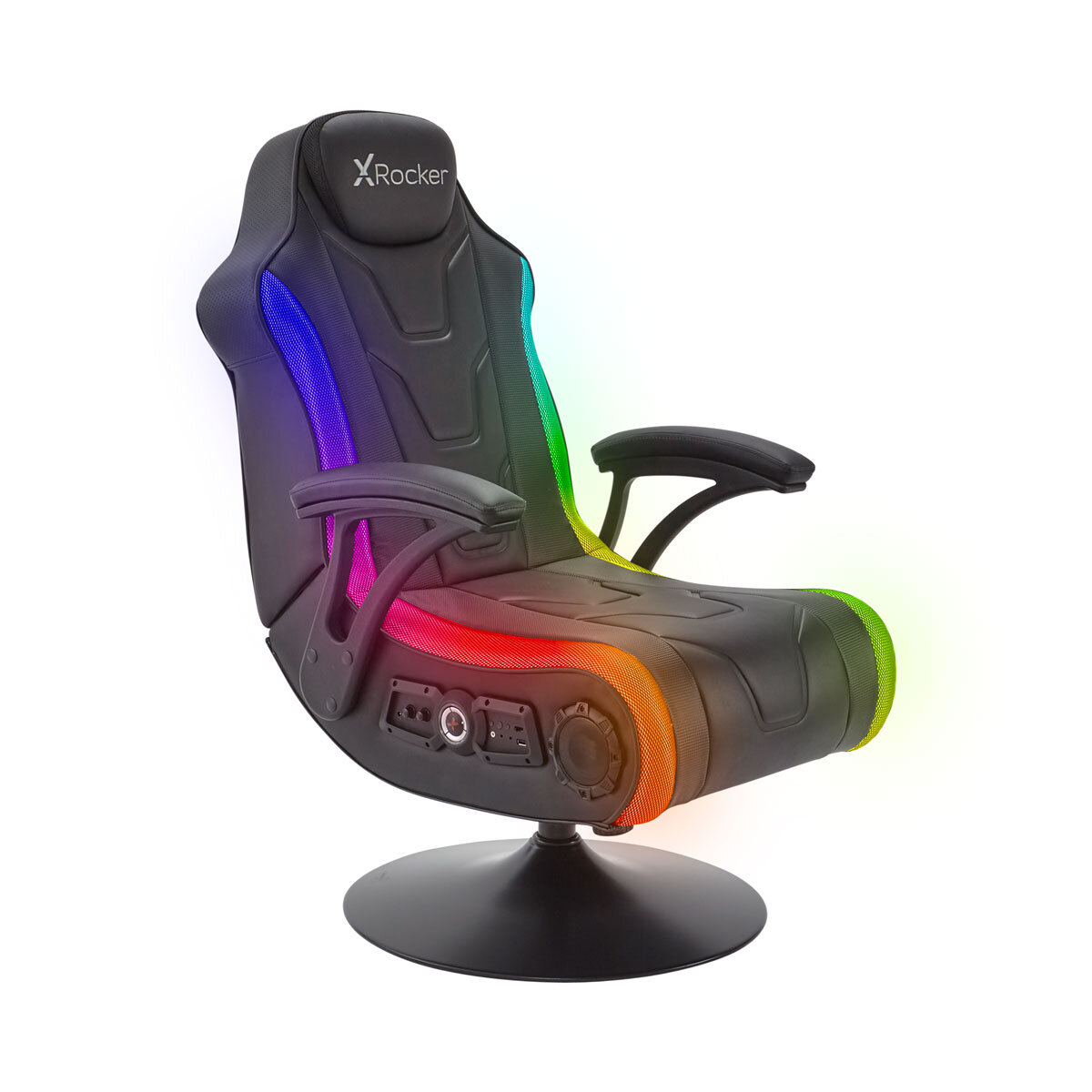 X Rocker Gaming Chair on White Background