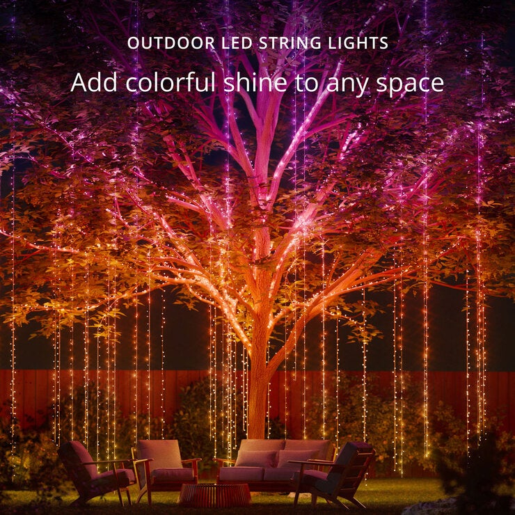 Twinkly String Lights with 400 RGB LEDs