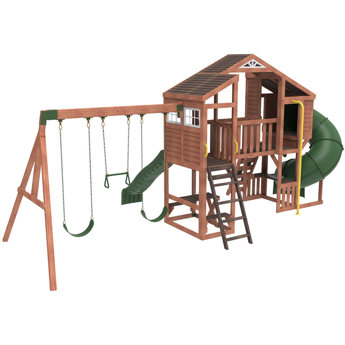 Wooden swing sets costco deals
