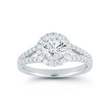 1.35ctw Round Brilliant Diamond Ring, Platinum