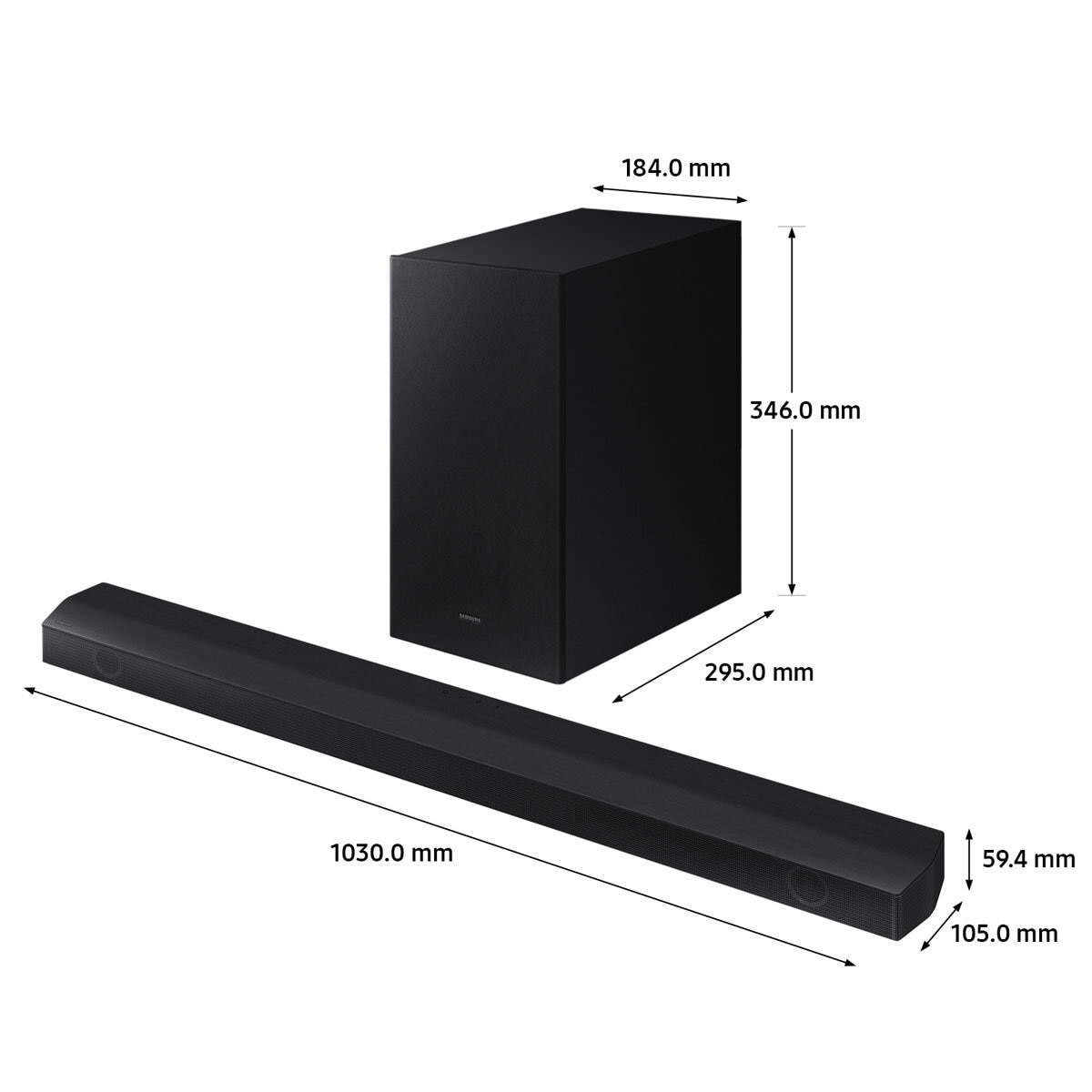 Buy Samsung HW-B650B, 3.1.2 Ch, XW, Soundbar and Wireless Subwoofer with Bluetooth and DTS:X, HW-B650/XU at costco.co.uk