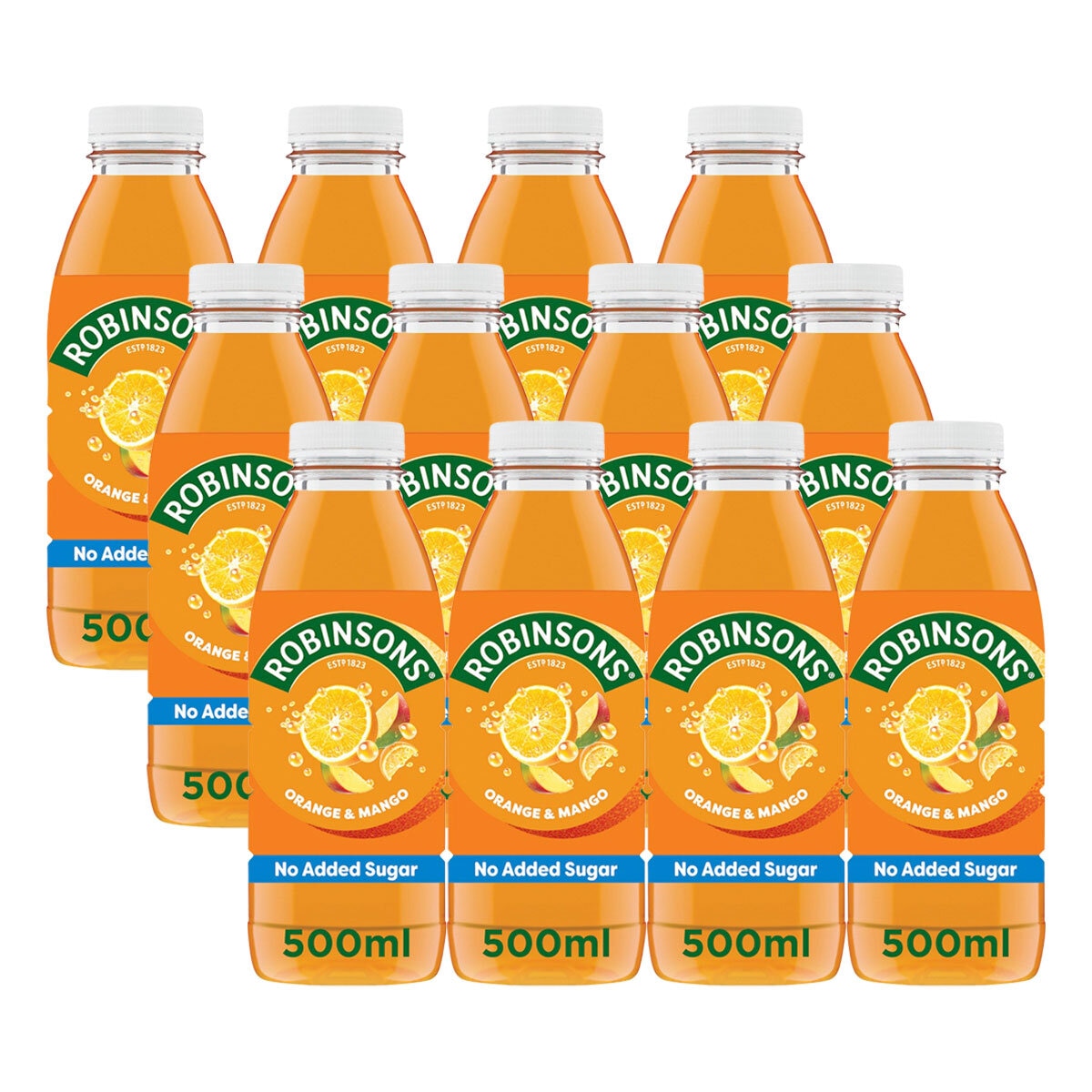 Robinsons Ready To Drink Orange and Mango PM, 12 x 500ml