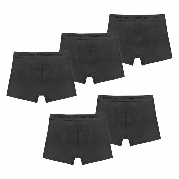French Connection Men's Modal Boxer 5 Pack
