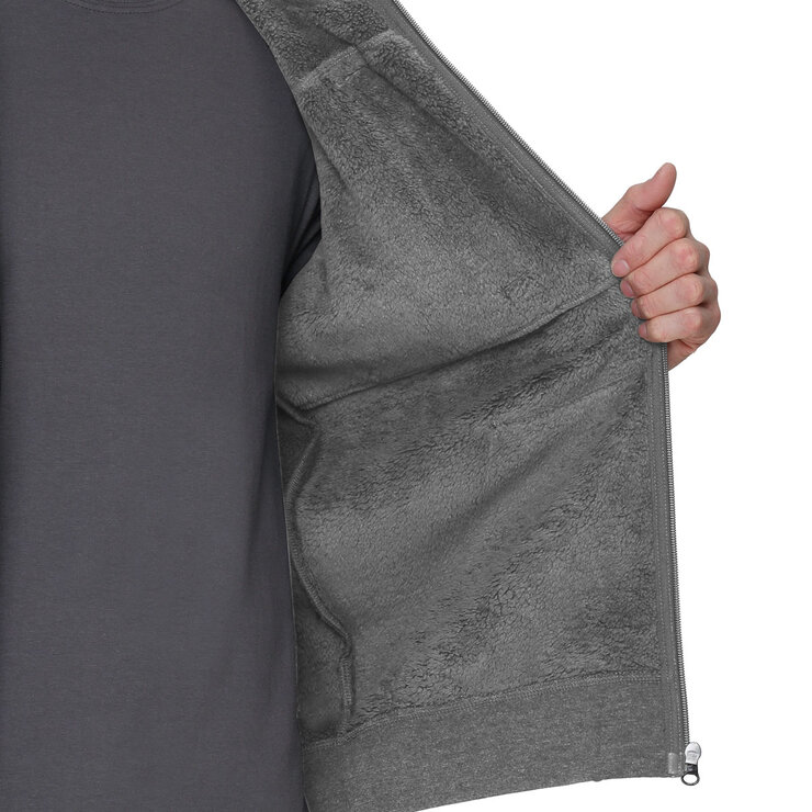 BC Clothing Fleece Lined Hoody in Grey BC Clothing Fleece Lined Hoody in Grey