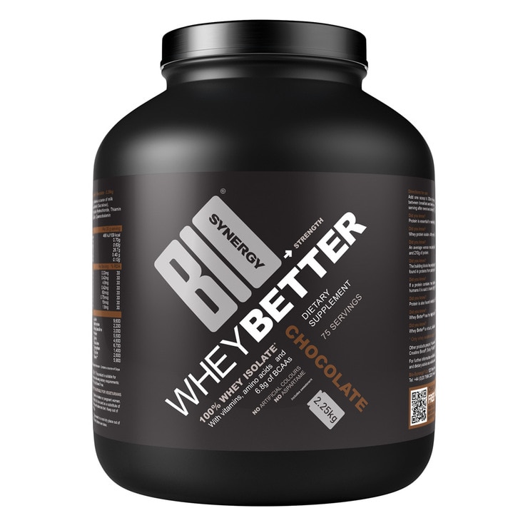 BioSynergy Whey Better Chocolate Whey Protein Isolate, 2.25kg (75