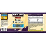 Kirkland Signature Super-B Complex, 500ct (16 Months Supply)