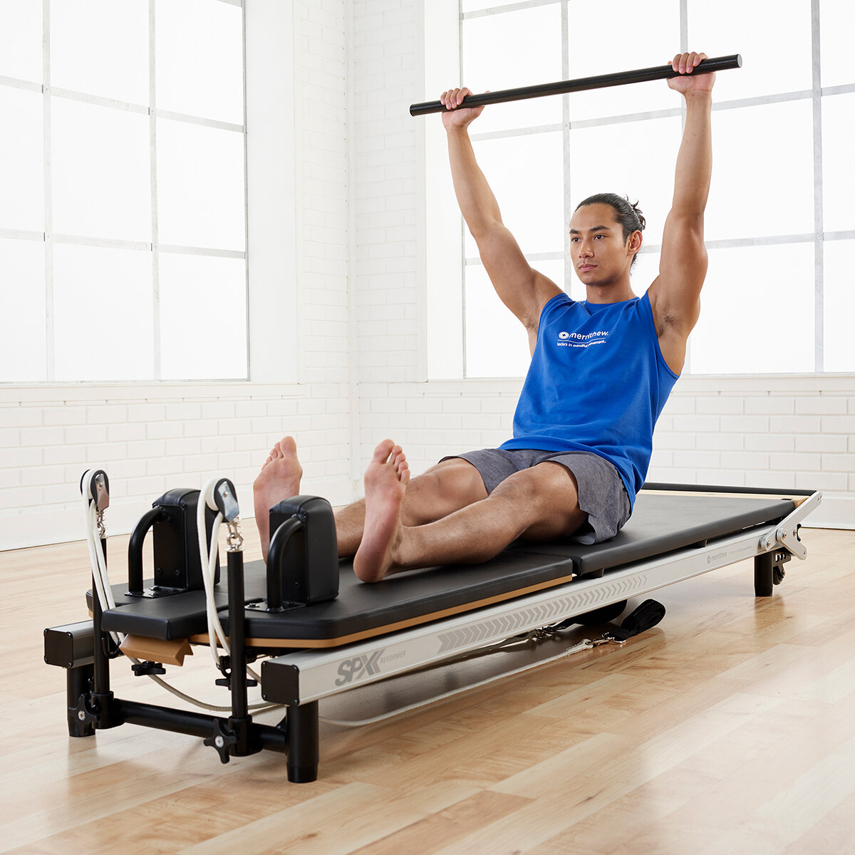 At Home SPX Reformer Package with Jumpboard and Mat Converter by Merrithew®/STOTT PILATES®