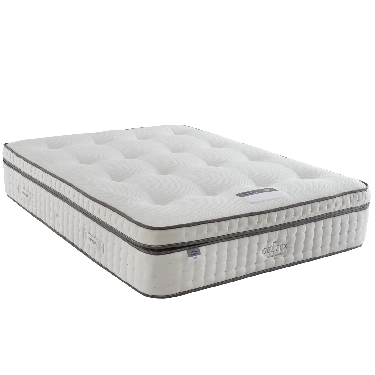 Silentnight Geltex Ultraflex 3000 Mirapocket Mattress, Super King in Medium Soft