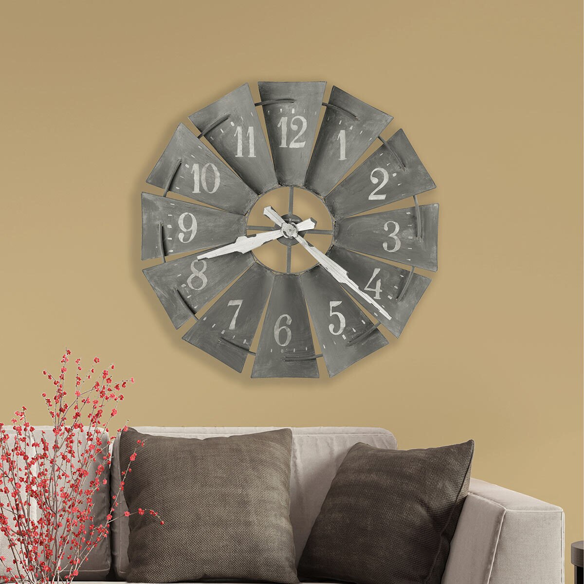 Howard Miller Windmill Oversized 34" (86cm) Wall Clock Costco UK