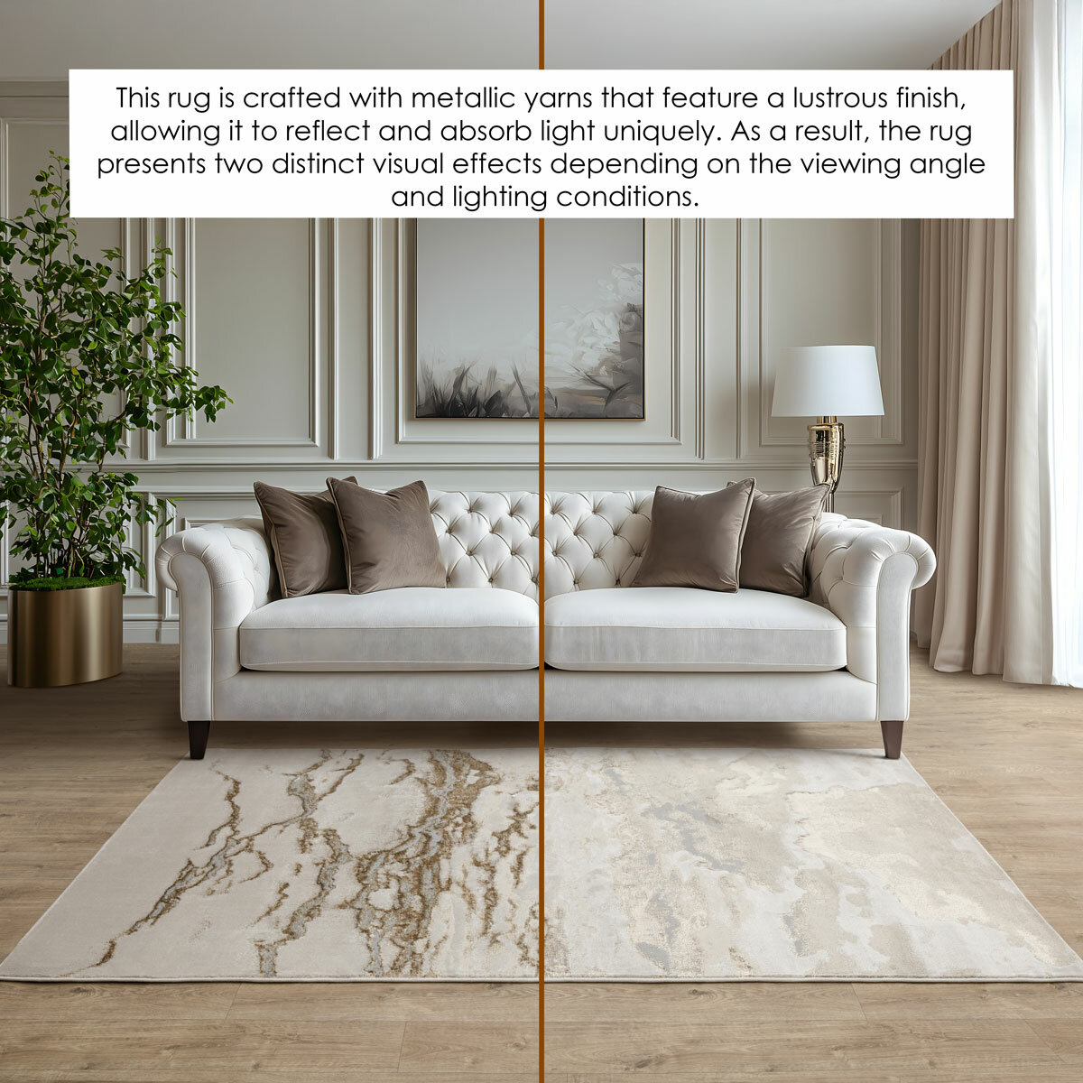 Aurora Linea Rug, in 2 Sizes