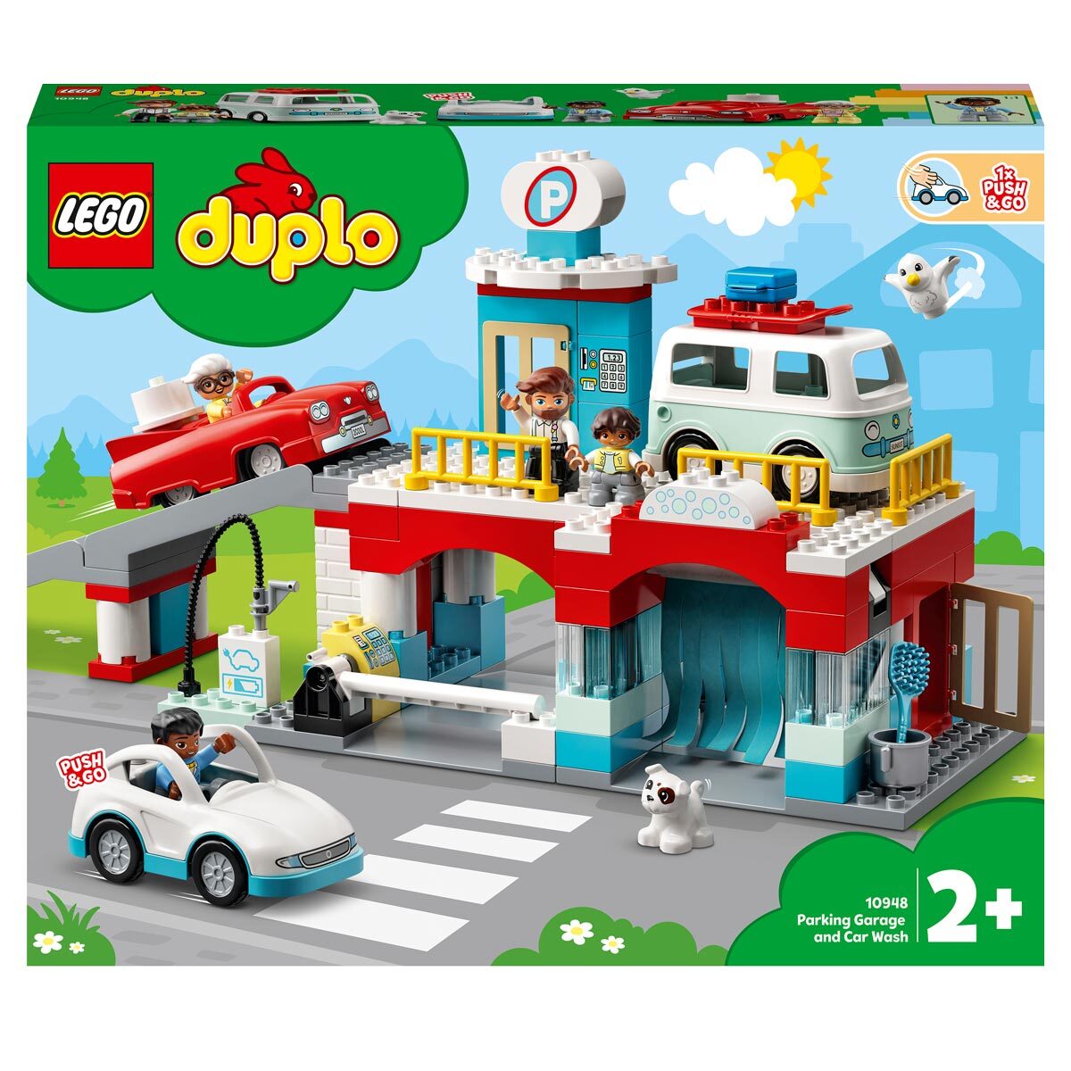 Buy LEGO DUPLO Car Park & Car Wash Box Image at costco.co.uk
