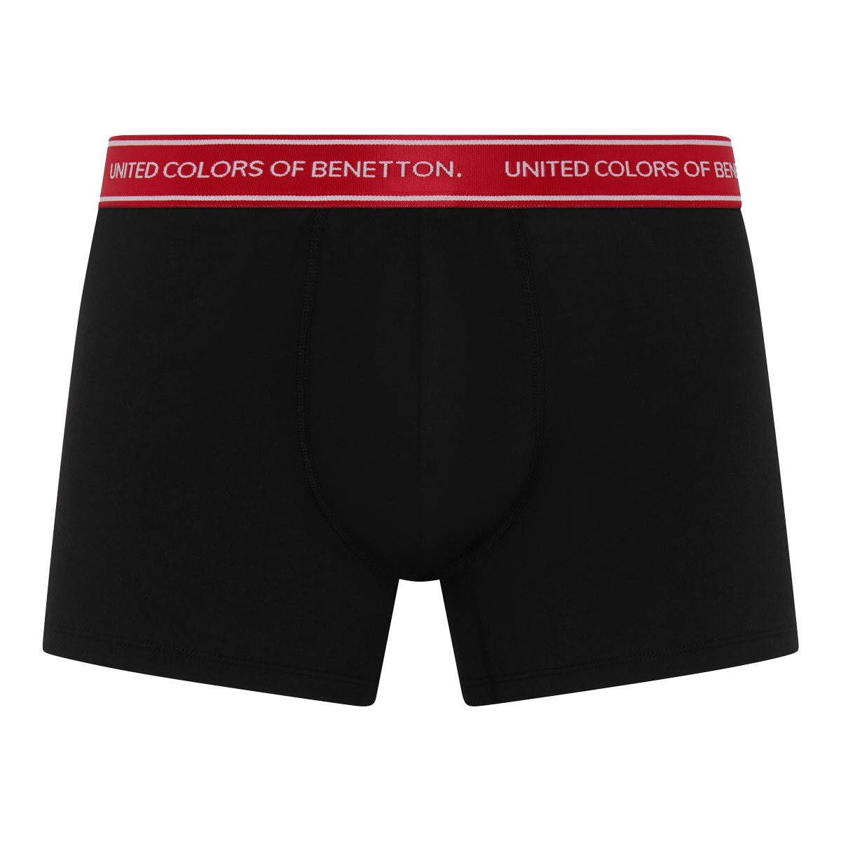 United Colors of Benetton Men's Boxer 6 Pack in Black
