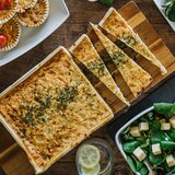 Topping's Pies Cheddar and Onion Quiche, 1.3kg