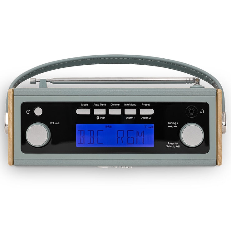 Roberts Rambler BT Stereo DAB / DAB+ / FM Radio with Bluetooth in Duck Egg