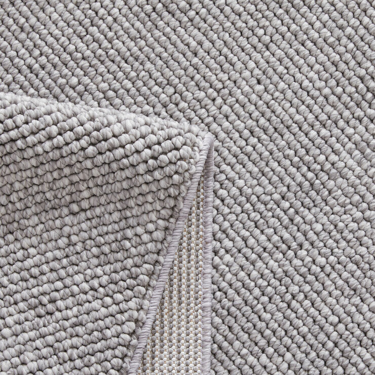 Off The Loom Runner in Grey, 60 x 213 cm