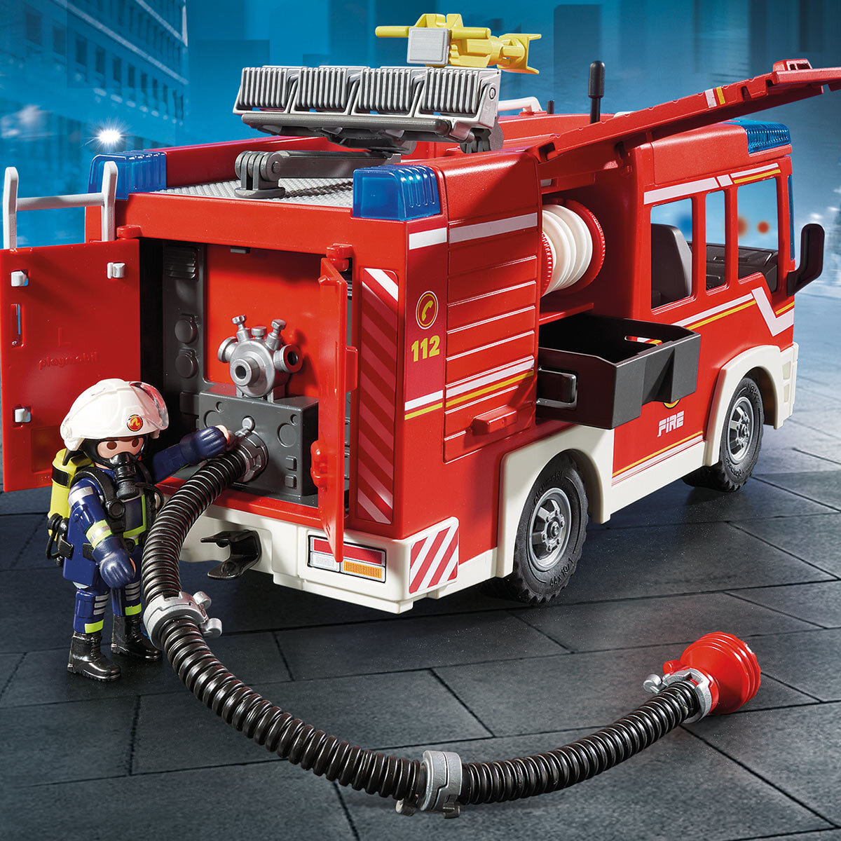 Buy Playmobil Fire Engine Feature1 Image at Costco.co.uk