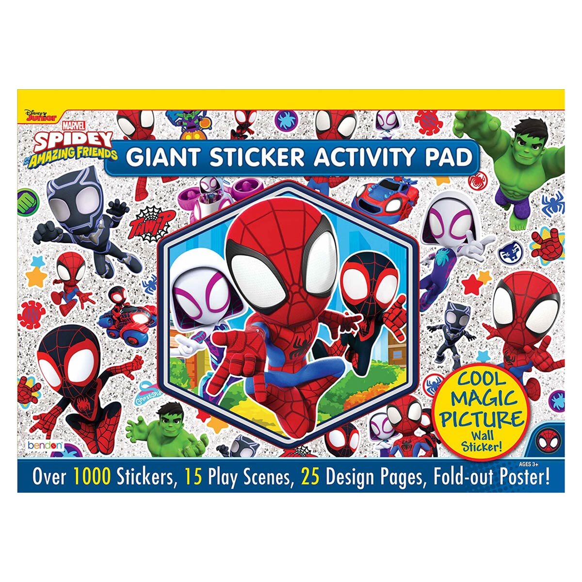 Marvel Avengers Sticker Pads for Boys Kids ~ 2 Pack Giant Avengers Create a  Scene Sticker Book with Over 1000 Stickers Plus Bonus Avengers Stickers