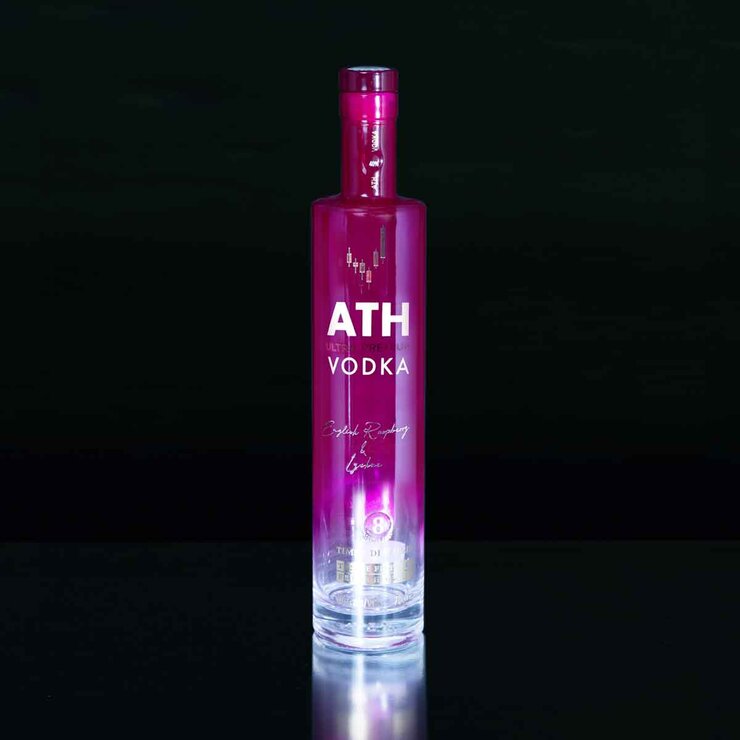 ATH Raspberry and Lychee Vodka Illuminated Bottle, 70cl