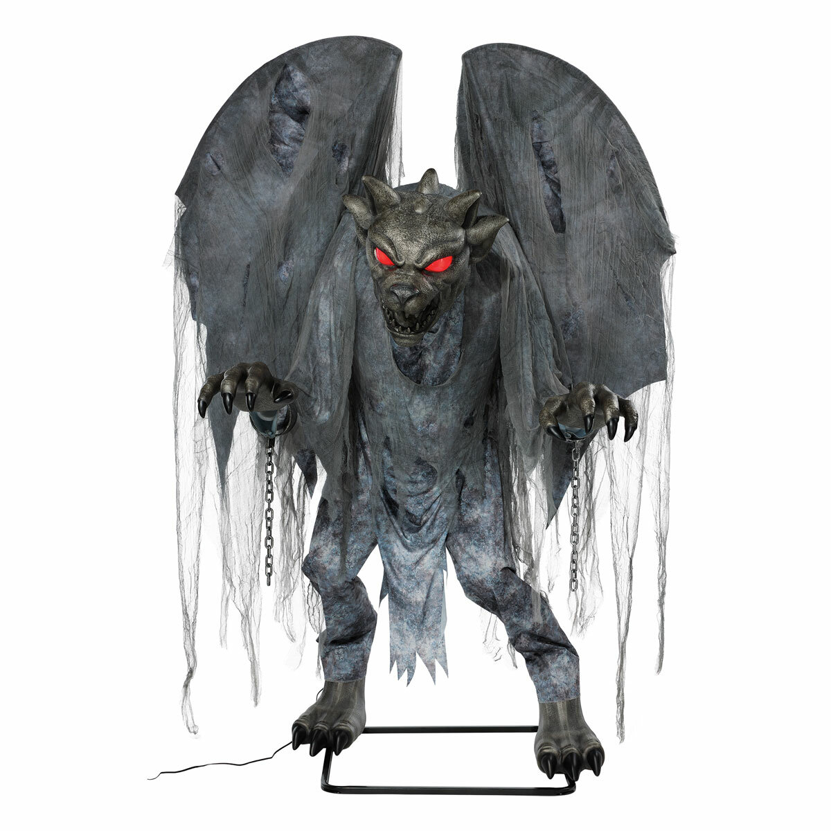 Halloween 7.5ft (2.3m) Animated Gargoyle With Lights & Sounds Halloween 7.5ft (2.3m) Animated Gargoyle With Lights & Sounds
