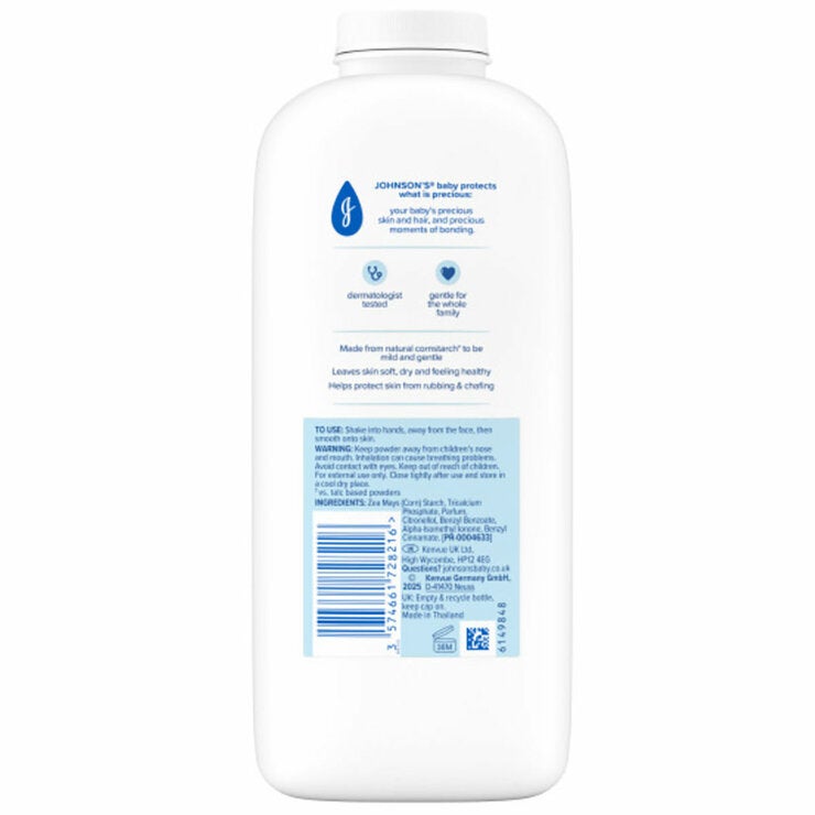 Johnson's Baby Powder, 3 x 400g Johnson's Baby Powder, 3 x 400g