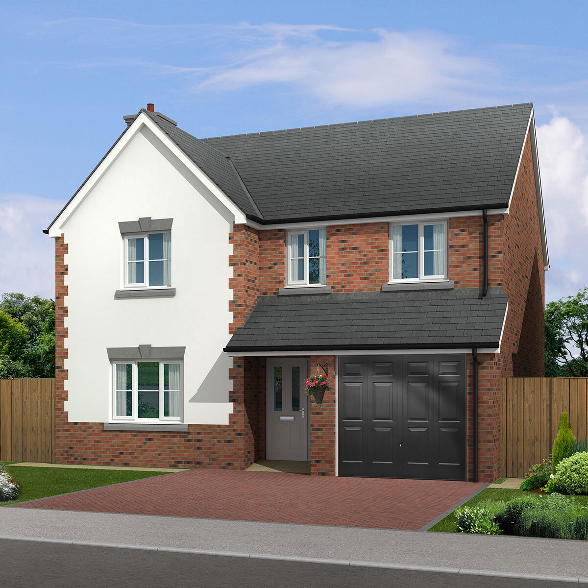 Cardale Sheraton Single Garage Door Retractable With Installation in 3 Colours
