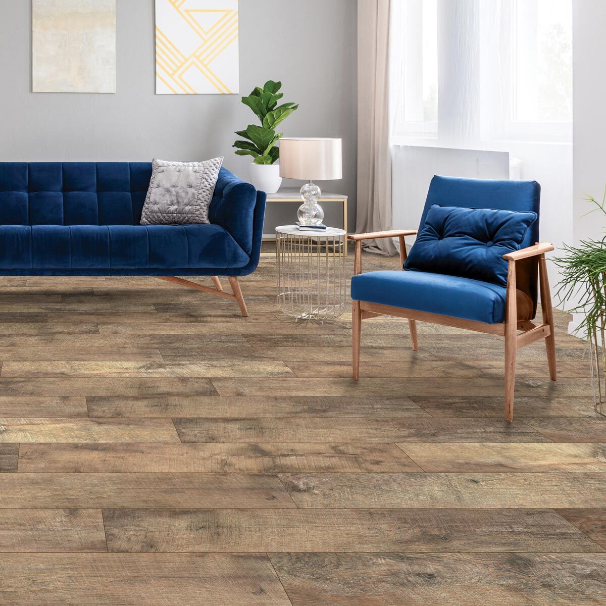 Lifestyle image of installed flooring