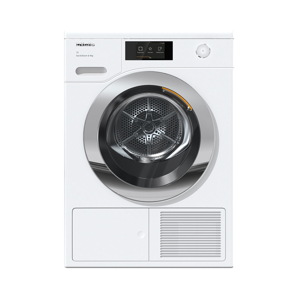 Miele TCR780 9KG heat pump dryer in white