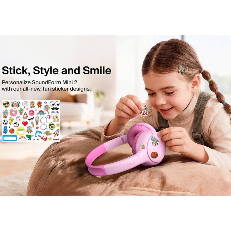 Buy Belkin Soundform Mini 2 Wireless Kids Headphones with Travel Case at Costco.co.uk Buy Belkin Soundform Mini 2 Wireless Kids Headphones with Travel Case at Costco.co.uk