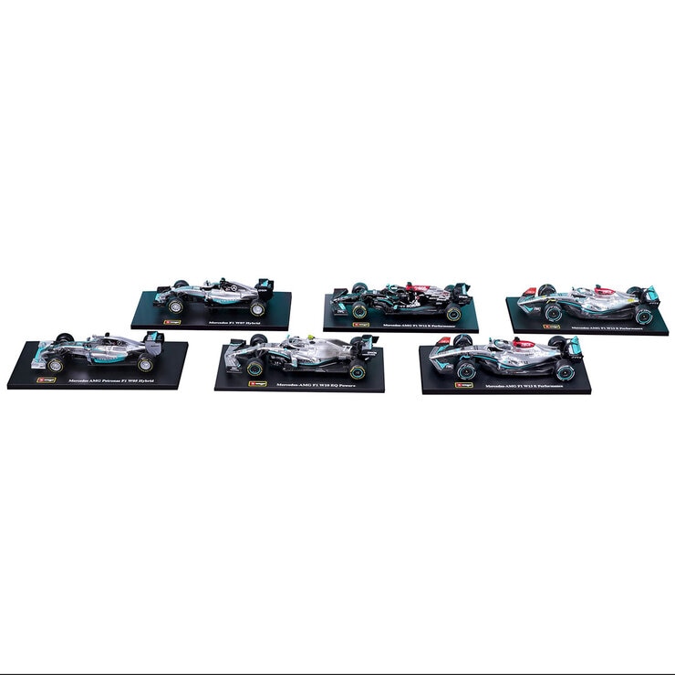 Burago 1:43 Scale Highly Detailed Formula One Cars 6 Pack (3+ Years)