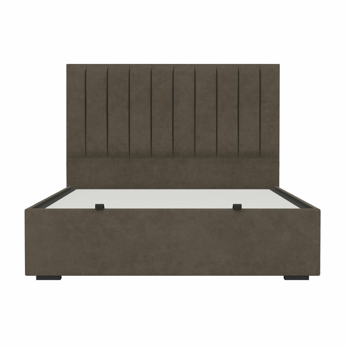Highgrove Swift Brown Fabric Full Ottoman Bed Frame in 3 Sizes