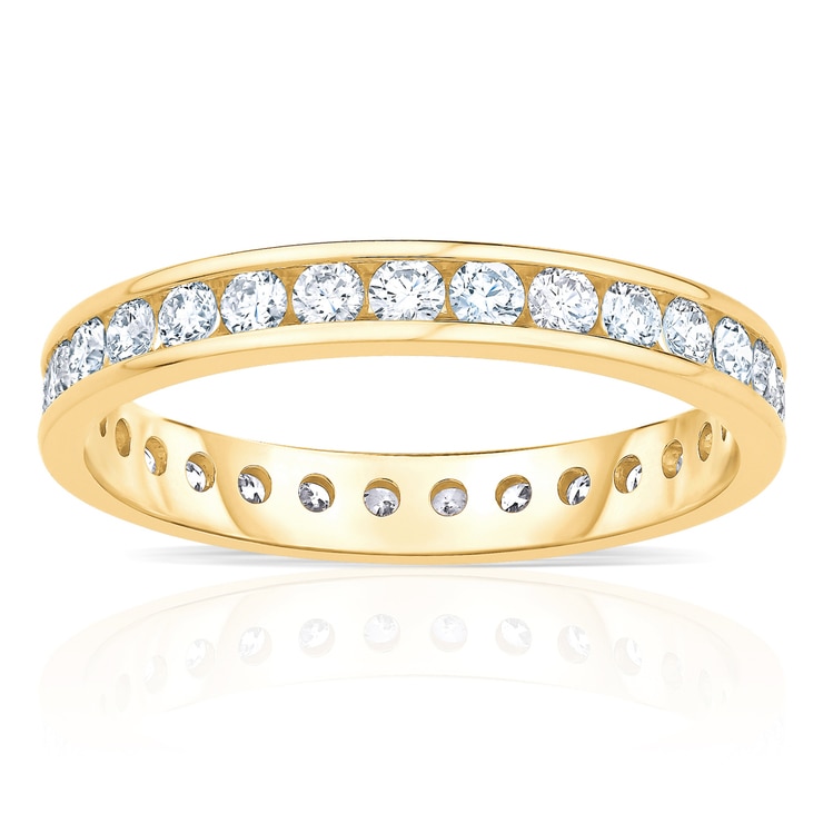 full eternity ring 18ct yellow gold