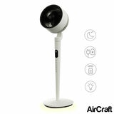 Aircraft Air Lume Pedestal Fan with Light in Base