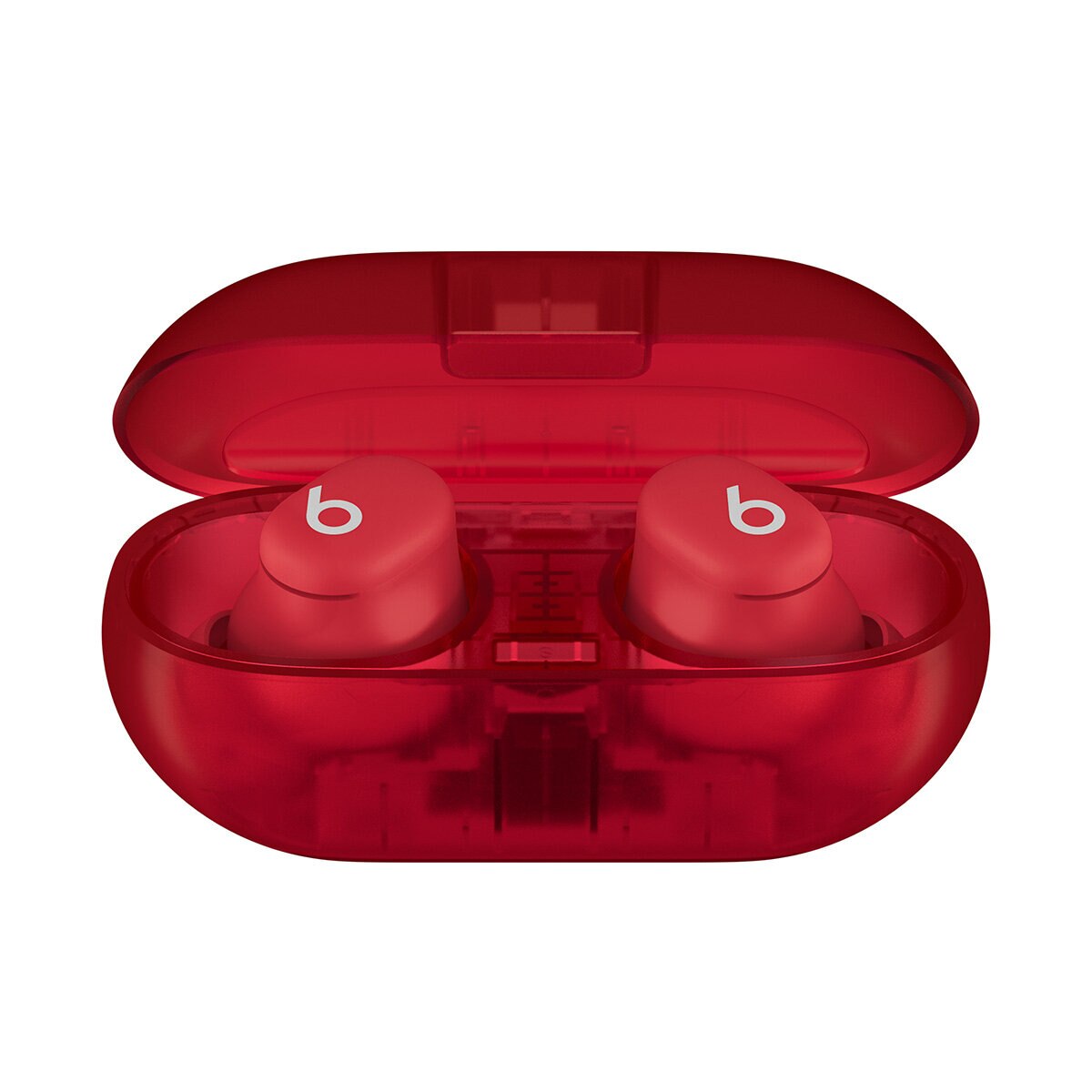 Beats Solo Buds True Wireless Earbuds in Transparent Red, MUW03ZM/A