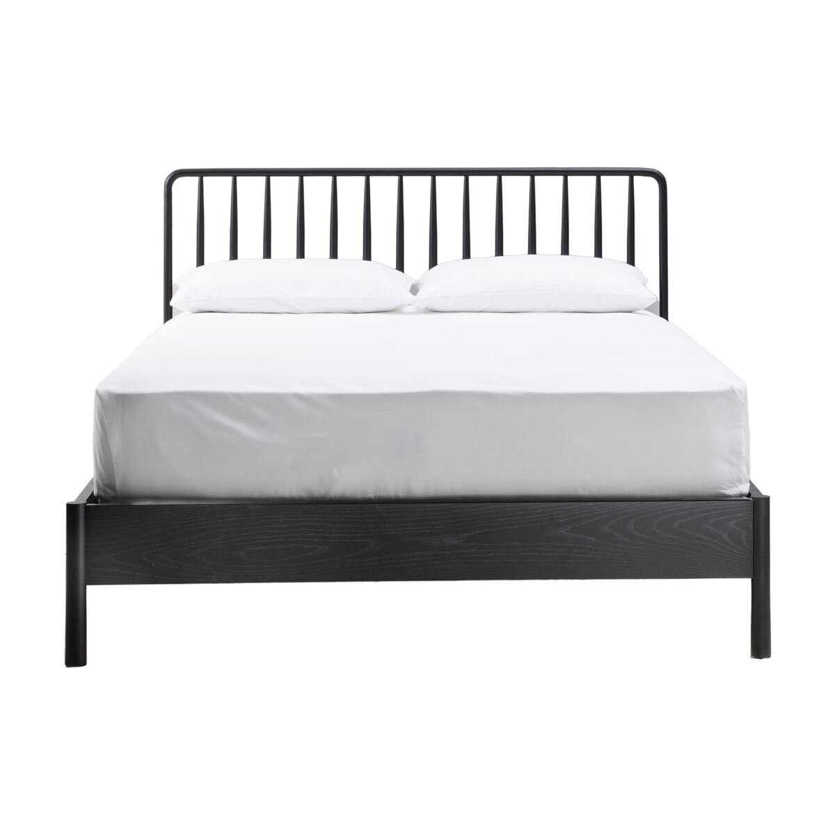 Gallery Wycombe Black Oak Bed Frame, Double