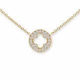 0.24ctw Round Brilliant Cut Diamond Necklace, 14ct Yellow Gold