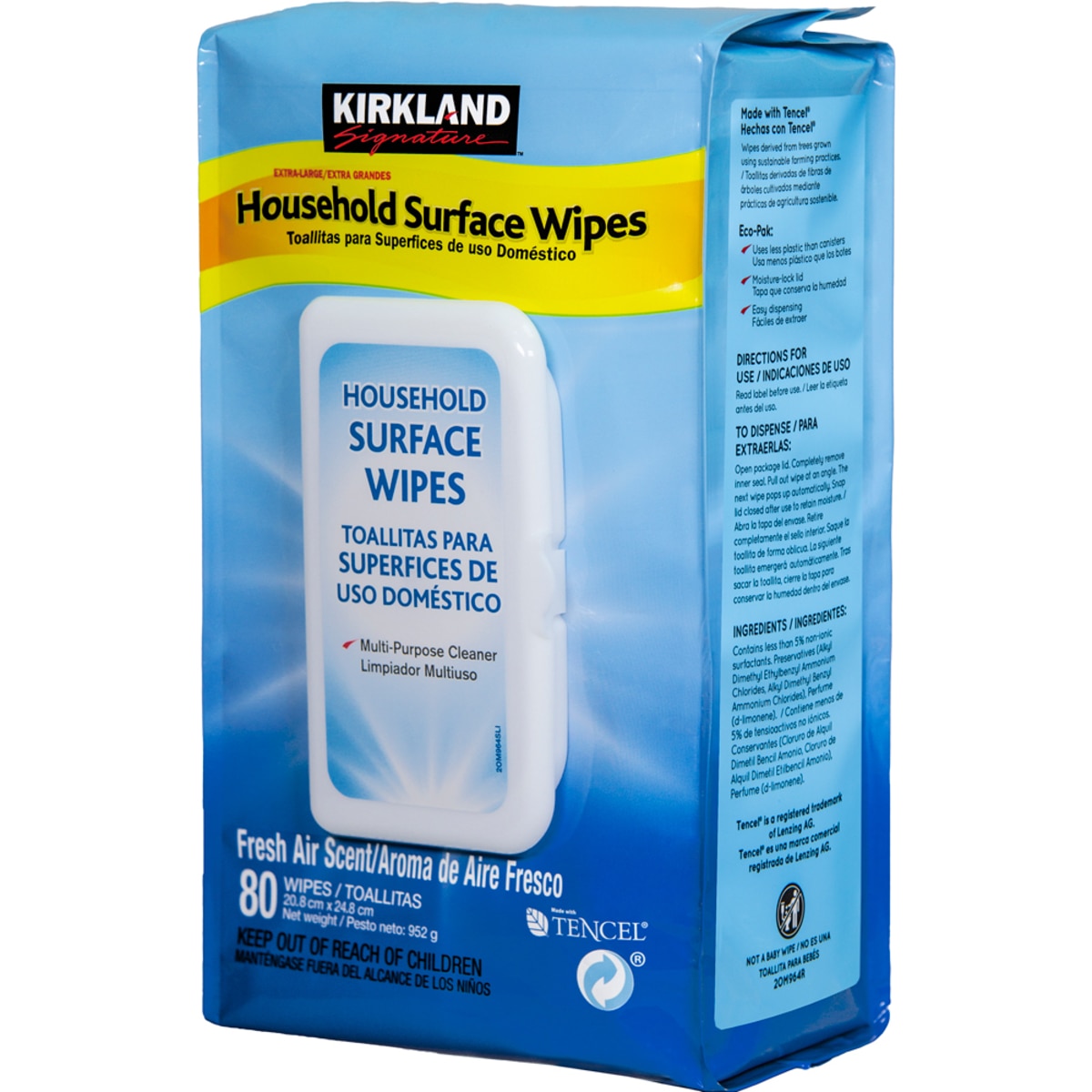 Kirkland Signature Household Surface Wipes 304 Pack by Kirkla 36871 fromJAPAN Kirkland Signature Household Surface Wipes 304 Pack by Kirkla 36871 fromJAPAN