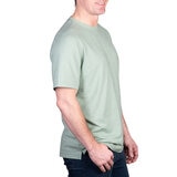 Kirkland Signature Men's Pima Cotton Slub Tee in Green