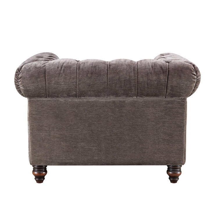 Allington Grey Fabric Armchair