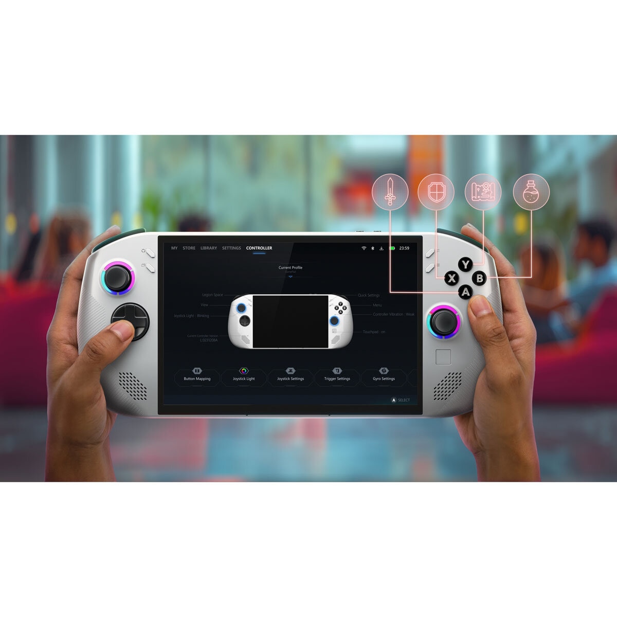 Lenovo Legion Go , AMD Ryzen Z2 Extreme, 16GB RAM, 512GB SSD, 8 Inch Handheld Gaming Console,