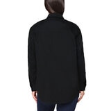 BC Clothing Ladies Cotton Twill Shacket in Black