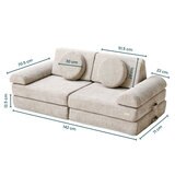 Tutti Bambini Playrama Montessori Play Sofa in Beige