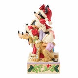 11.5 Inch Jim Shore Disney Traditions Stacked Mickey and Friends Musical Figurine
