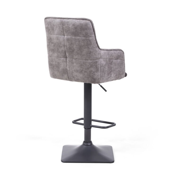 Orion Dark Grey Fabric Bar Stool 2 pack Orion Dark Grey Fabric Bar Stool 2 pack
