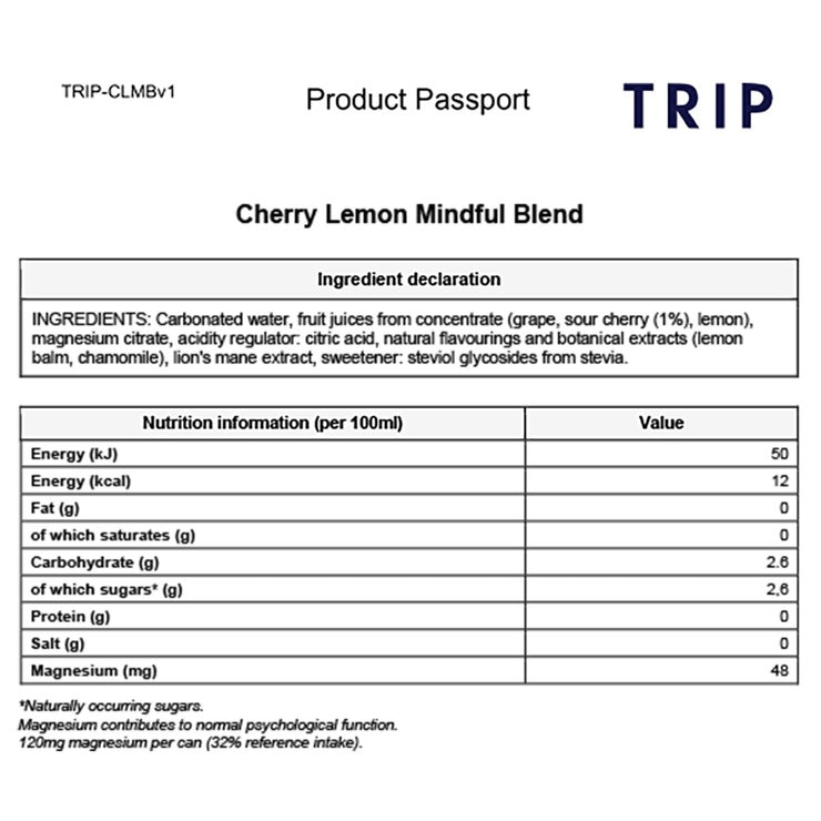 Trip Mindful Blends Mixed Pack, 12 x 250ml Trip Mindful Blends Mixed Pack, 12 x 250ml